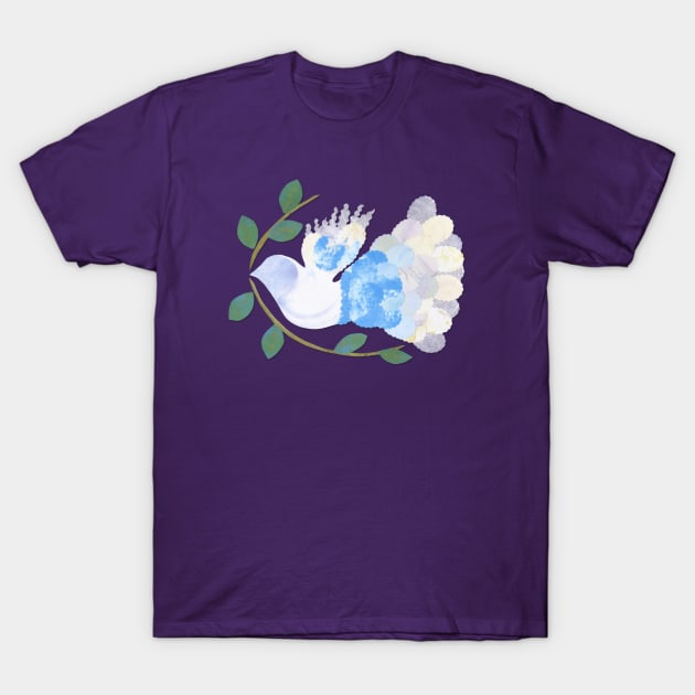 Peace Spirit Dove T-Shirt by Jan4insight TeeStore